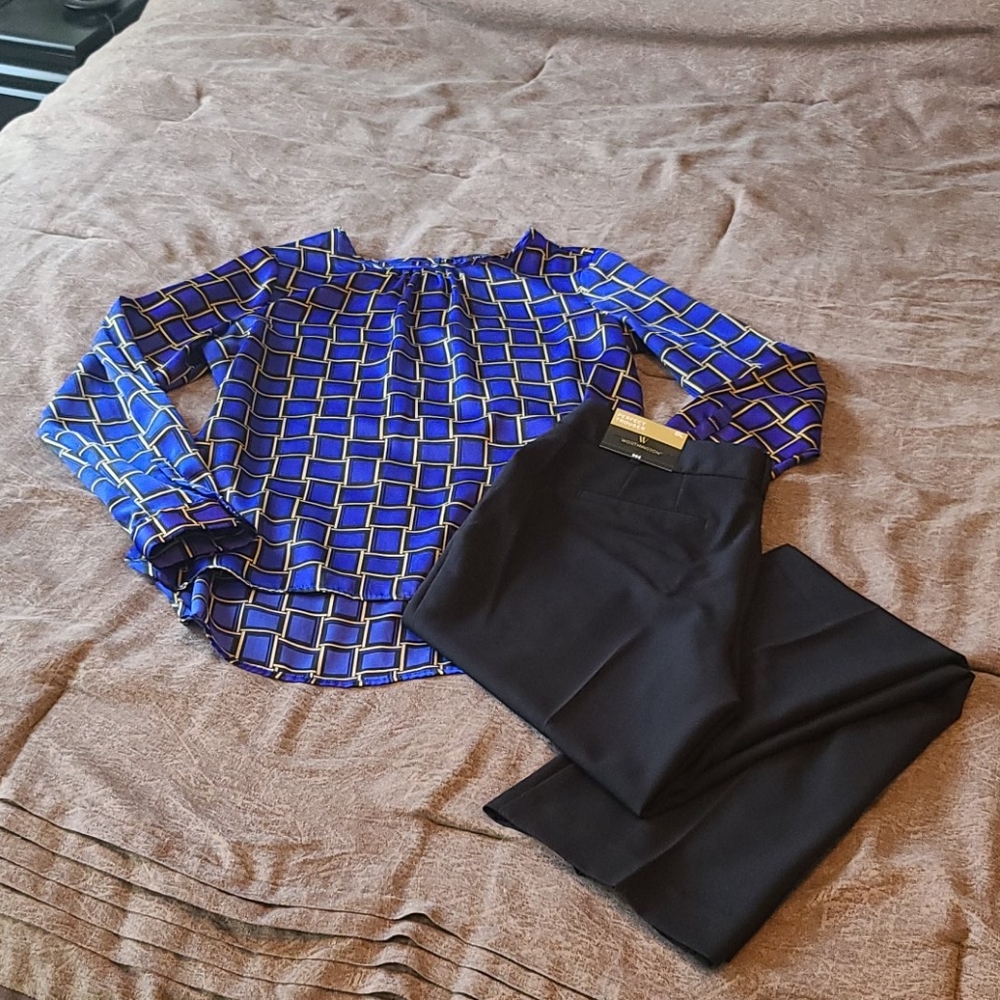 NWT Worthington Black Perfect Trousers